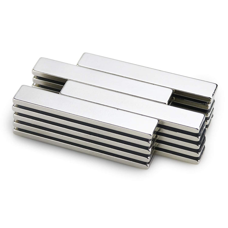  [AUSTRALIA] - Strong Magnet - 25 Pack Neodymium Bar Magnets, Powerful Rare Earth Magnets - Industrial Strength NdFeB Magnet Set for Fridge, DIY, Crafts - 60 x 10 x 3 mm