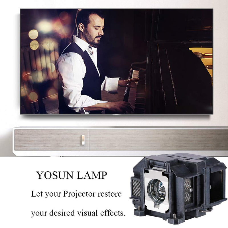  [AUSTRALIA] - YOSUN v13h010l67 Projector Lamp for epson elplp67 ex5210 ex7210 ex3210 ex3212 vs210 vs220 s11 x12 x15 eb-s02 eb-w12 PowerLite Home Cinema 500 707 710hd 750hd Replacement Projector Lamp Bulb