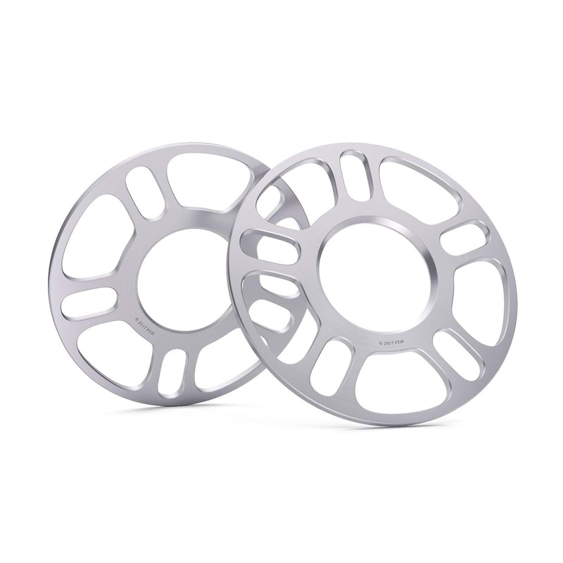 StanceMagic - 5mm 5x114.3 Hubcentric Wheel Spacers (67.1mm Bore) Works with Hyundai Genesis Veloster Kia Soul Optima Mazda 3 5 MX-6 Mitsubishi Eclipse Lancer Jeep Patriot Compass and More - 2pcs 5mm Thickness - LeoForward Australia