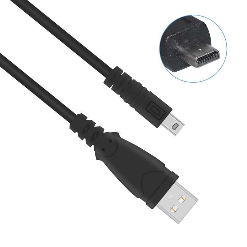  [AUSTRALIA] - Koffmon Replacement UC-E6 USB Cable Camera Transfer Cord Compatible with Nikon Digital Camera SLR DSLR D3200 D3300 D750 D5300 D7200 Coolpix L340 L32 A10 P520 P510 P500 S9200 S6300 (3.3ft)