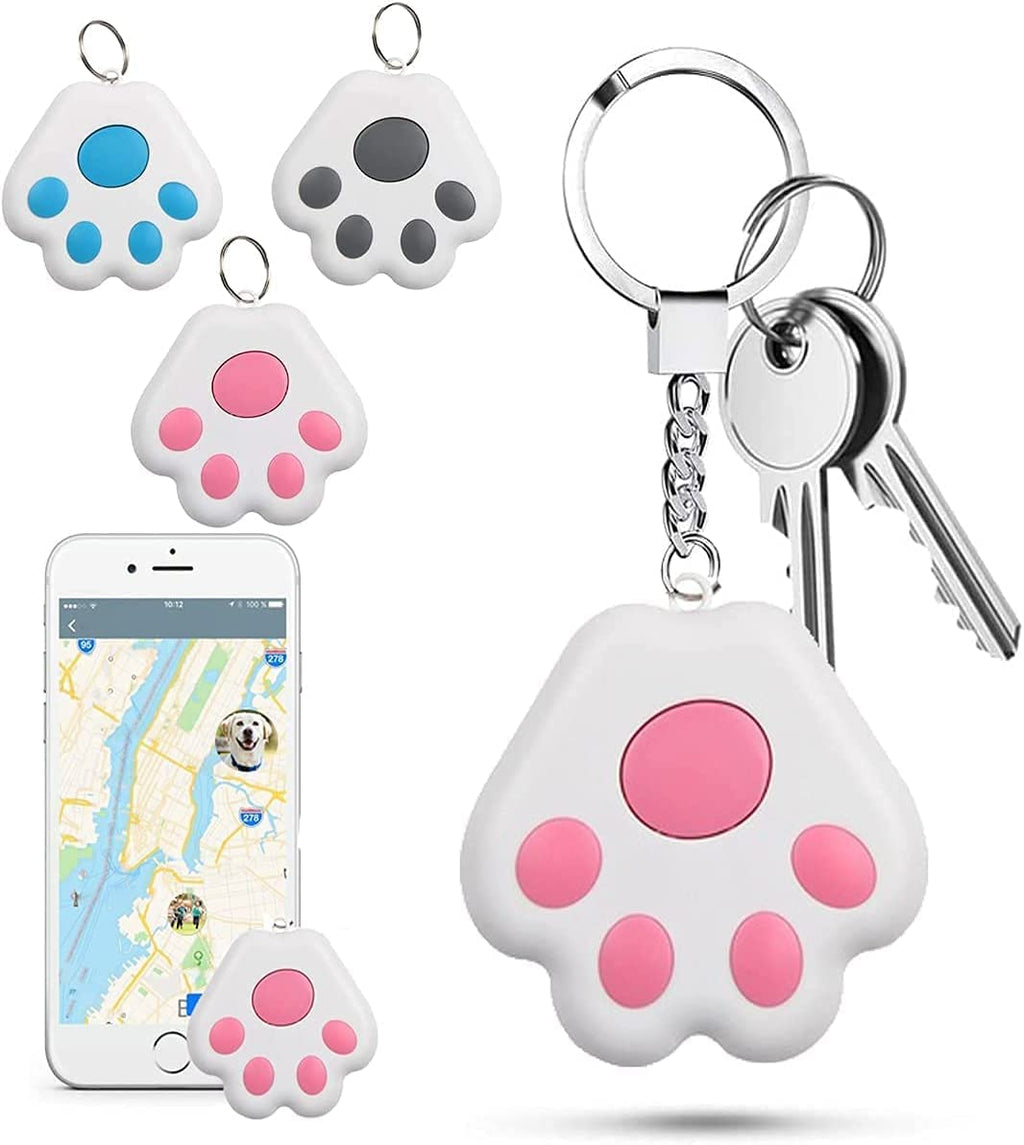  [AUSTRALIA] - 1 Pack Red Mini Dog GPS Tracking Device,Network Tracker&Item Locator for Keys No Month Fee Portable Anti-Lost Device Ultra Light for Luggage/Kid/Pet