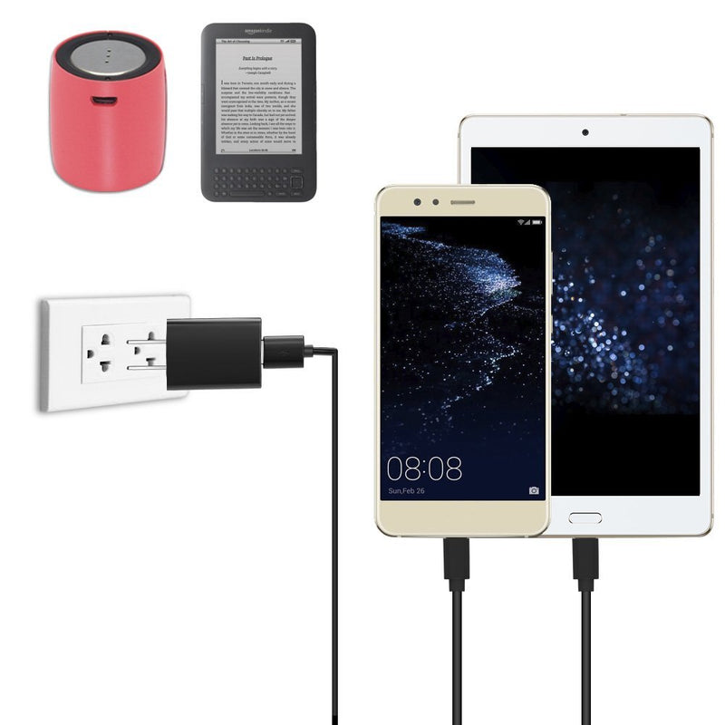  [AUSTRALIA] - E-Reader Charger, AC Power Supply Charger for Kindle E-Reader Paperwhite 3 4 Oasis E-Reader Voyage E-Reader with 5FT Charging Cable,Micro USB Port 1Pack
