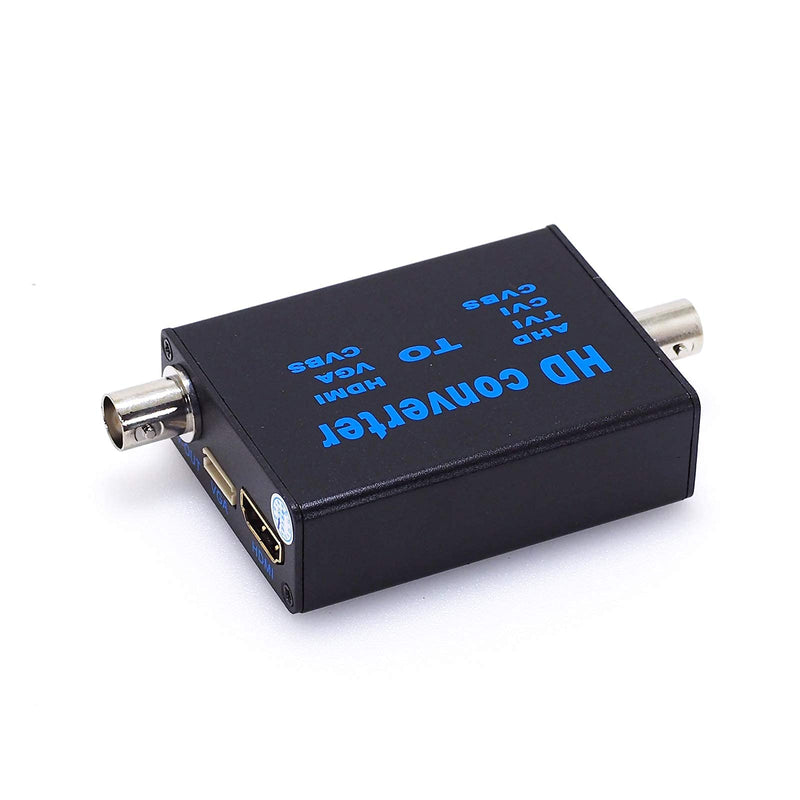  [AUSTRALIA] - BNC to HDMI Video Signal convertor , 4-in-1 Composite CVBS AHD TVI CVI to HDMI Video Converter Adapter Supporting BNC Cable to HDMI VGA BNC(CVBS) for Camera /DVR/ CCTV Security System