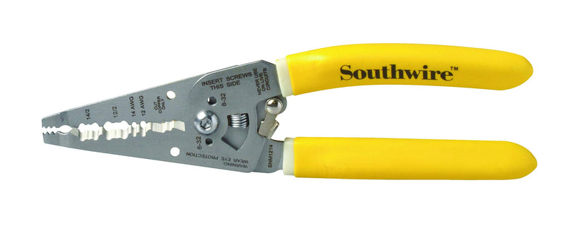  [AUSTRALIA] - Southwire SNM1214 12-14 AWG Ergonomic Handles NM Cable Wire Stripper/Cutter