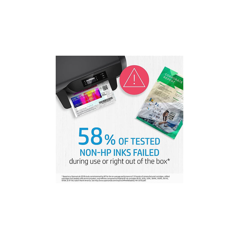  [AUSTRALIA] - Original HP 67XL Black High-yield Ink Cartridge | Works with HP DeskJet 1255, 2700, 4100 Series, HP ENVY 6000, 6400 Series | Eligible for Instant Ink | 3YM57AN