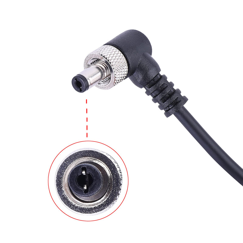  [AUSTRALIA] - D-Tap to Locking DC 5.5 2.5mm Monitor Power Cable Suitable for Atomos Ninja v Shogun Sony PIX-E7 PIX-E5 7 Touchscreen Hollyland Mars 400s, 40inch Length, Compatible with 2.1 5.5mm or 2.5 5.5mm