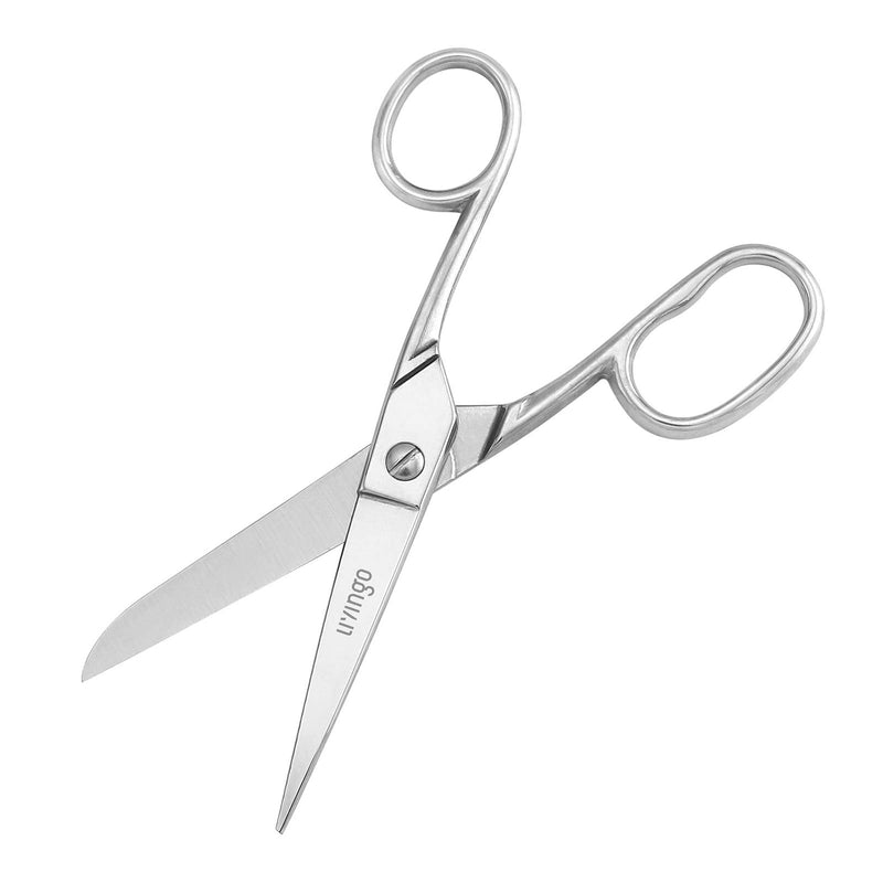  [AUSTRALIA] - LIVINGO 6'' Professional Forged Fabric Scissors, Precision Tailor Small Scissors Heavy Duty, Sharp Stainless steel Sewing Shears for Crafting Supplies