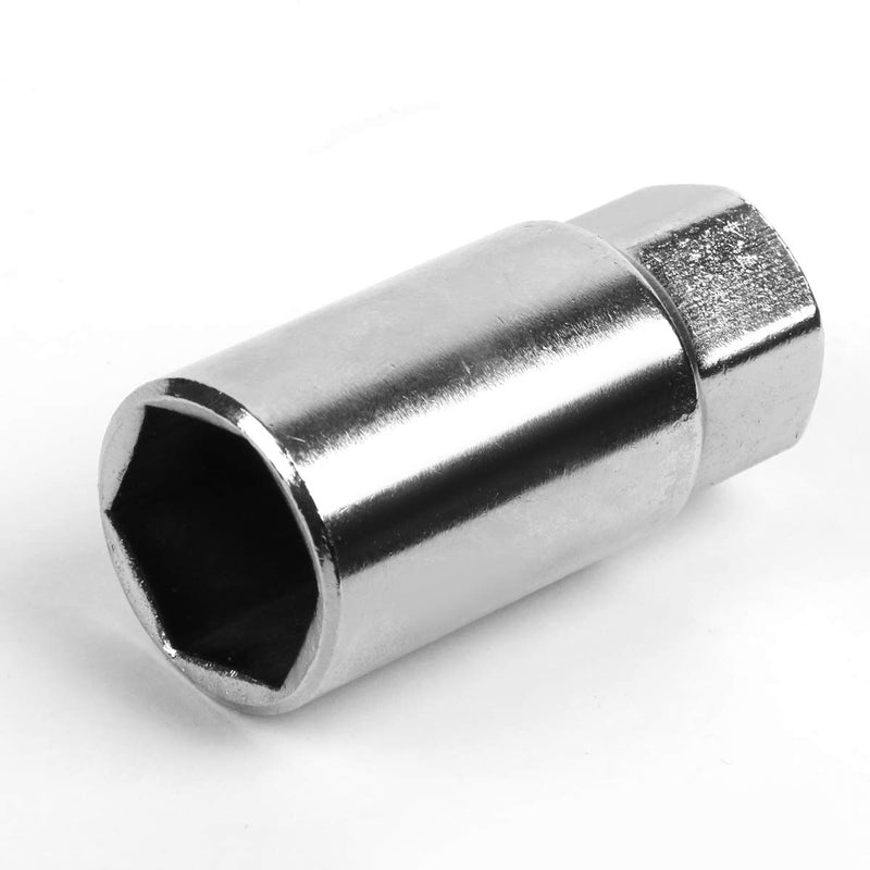  [AUSTRALIA] - J2 Engineering LN-T7-006-15-BK Black 7075 Aluminum M12X1.5 20Pcs L: 35mm Close End Lug Nut w/Socket Adapter