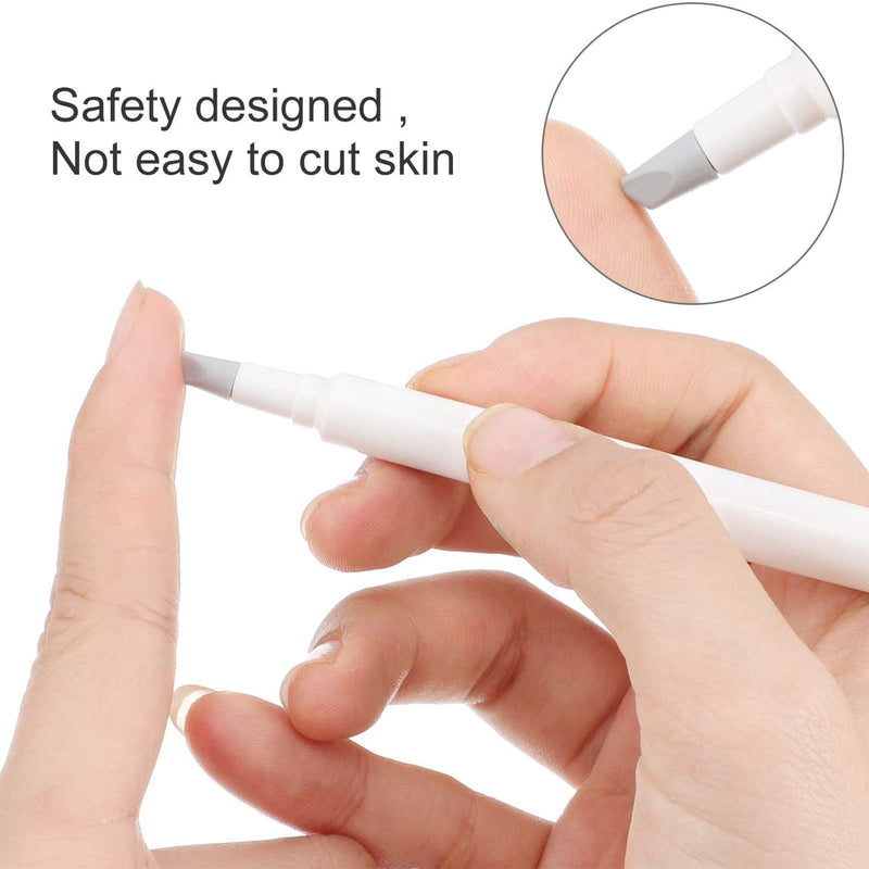  [AUSTRALIA] - 2 Pieces Pen Shape Knife ，Paper Cutter Pen，Precision Knife with Safety Cap,Creative Pen Shape Ceramic Blade Knife Pen Shape, Finger Protection Wear-Resisting Pen Cutter,Cutting Paper for School Home
