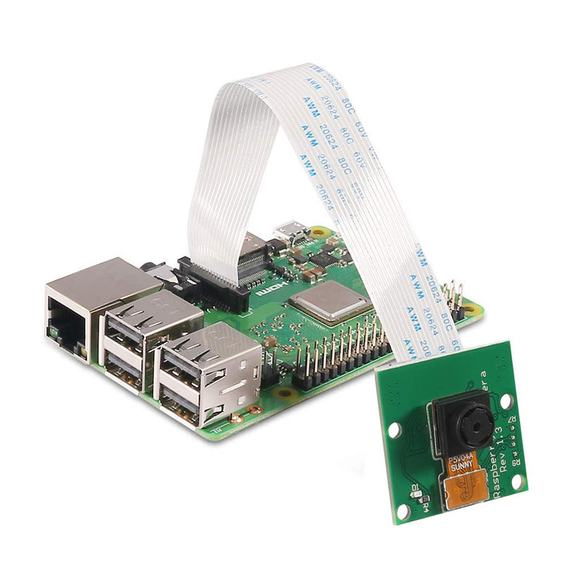  [AUSTRALIA] - Aokin Raspberry Pi Camera Module 5MP 1080p OV5647 Sensor Video Webcam Compatible with 6inch 15Pin Ribbon Cable for Raspberry Pi Model A/B/B+,Pi 2 and Raspberry Pi 2.3,3B+ and Pi 4 Style #1