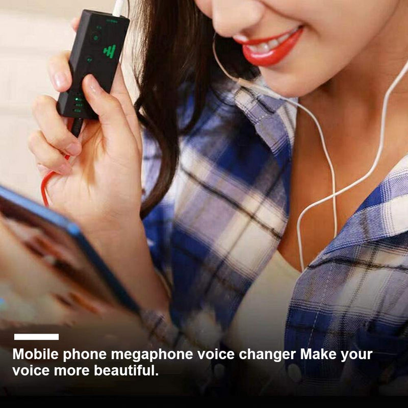  [AUSTRALIA] - External Sound Card, Mobile Phone Webcast Live Sound Card External USB Voice Changer for Mobile Phone Computer Live Sound Card for Singing Recording Live Broadcast