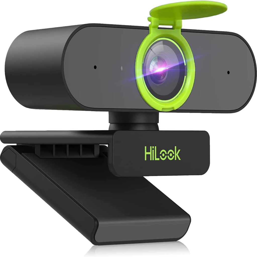  [AUSTRALIA] - HiLook Hi-U14 2K 4MP Webcam with AutoFocus, Distortion-Free Wide Angle, Noise-Suppressing Mic, Flexible Angle Adjustment, Plug and Play, Works for Online Classes/Webinars/Conferencing 2K AutoFocus