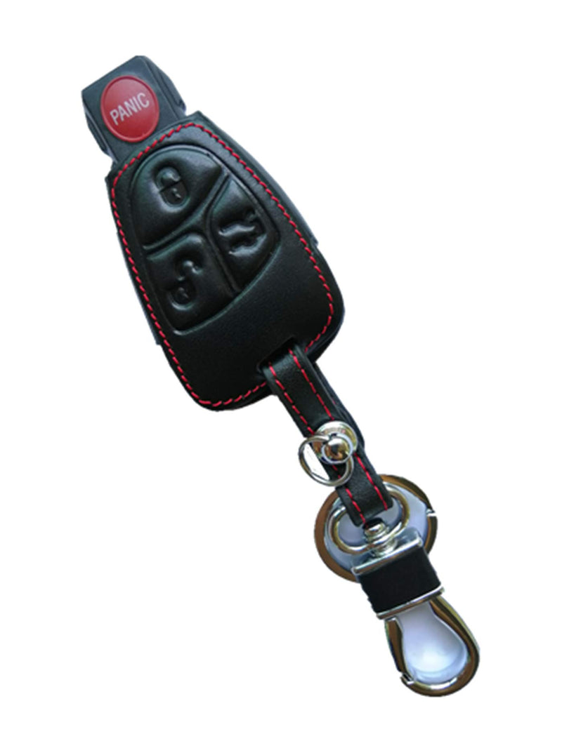 Rpkey Leather Keyless Entry Remote Control Key Fob Cover Case protector For Mercedes-Benz Class A C E S ML CLK SLK C200 E320 350 CLS IYZ3312 - LeoForward Australia