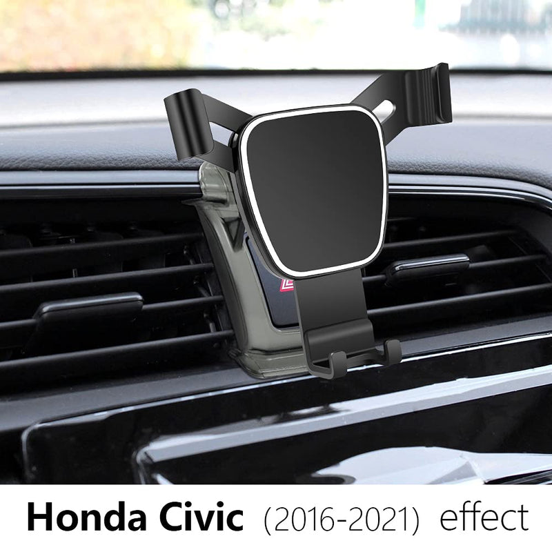 [AUSTRALIA] - LUNQIN Car Phone Holder for 10th gen 2016-2021 Honda Civic Auto Accessories Navigation Bracket Interior Decoration Mobile Cell Phone Mount Civic（2016-2021）