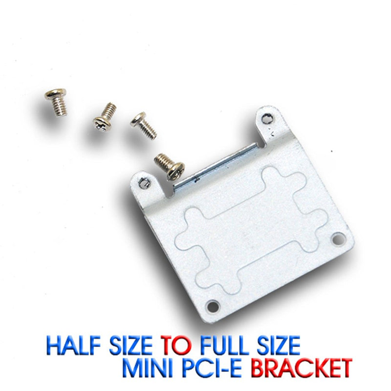  [AUSTRALIA] - Pocaton Half to Full Height Mini PCI Express (PCI-E) Card Bracket Connector for Wireless Network Card 3G Module