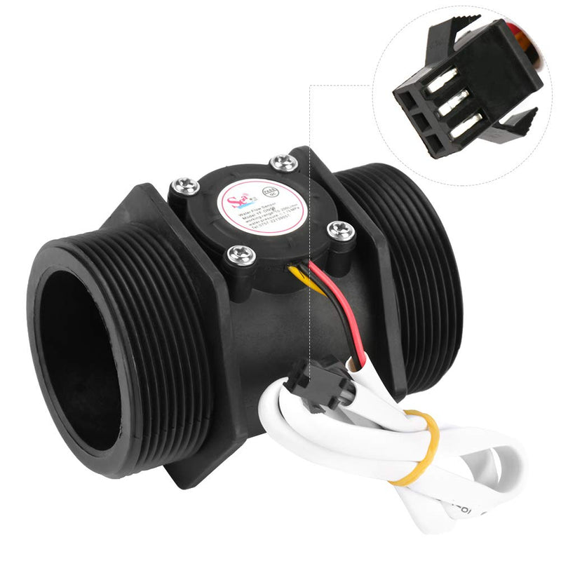  [AUSTRALIA] - DN50 G2" Turbine Flow Meter Water Flow Hall Sensor Switch Meter Sensor for Water Control for Water Heater Flow Meter Counter 10-200L/min