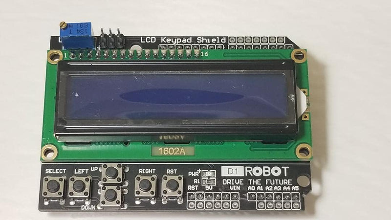  [AUSTRALIA] - RedTagCanada Keypad Shield for 1602 1602A LCD Expansion Shield Board Blue Backlight 4.5-5.5V for Arduino for UNO R3 MEGA2560 Nano Due for Duemilanove Robot