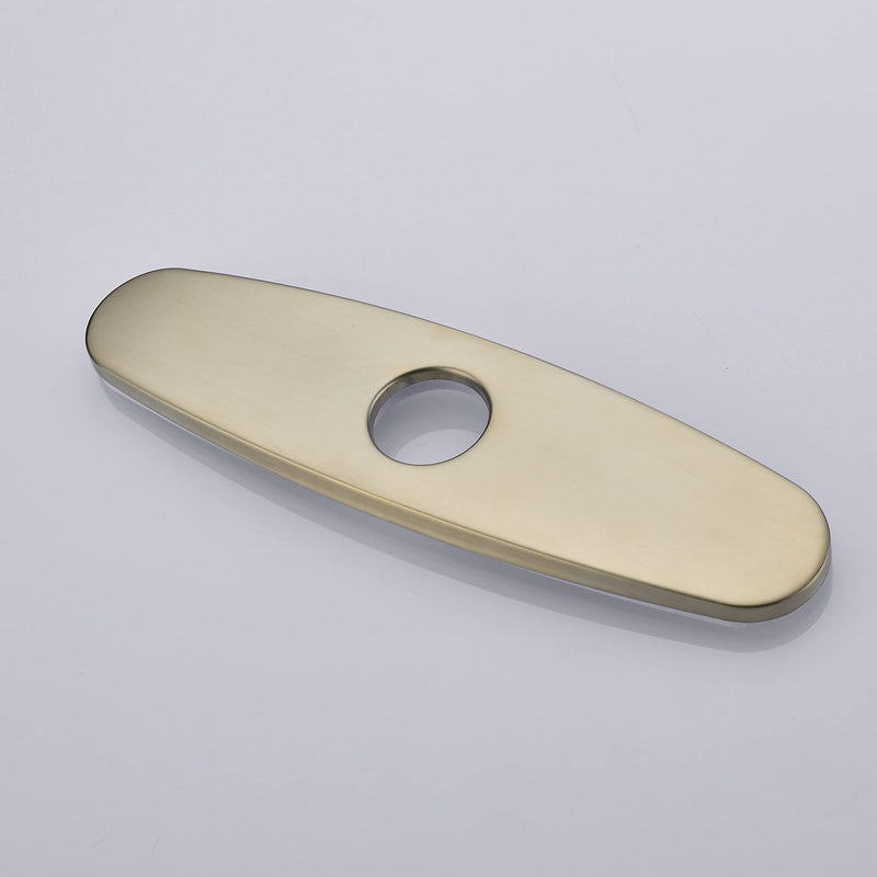  [AUSTRALIA] - Artizware Gold Escutcheon, Sink Hole Cover Deck Plate Escutcheon for Kitchen Faucet Single Hole Mixer Tap (Gold)