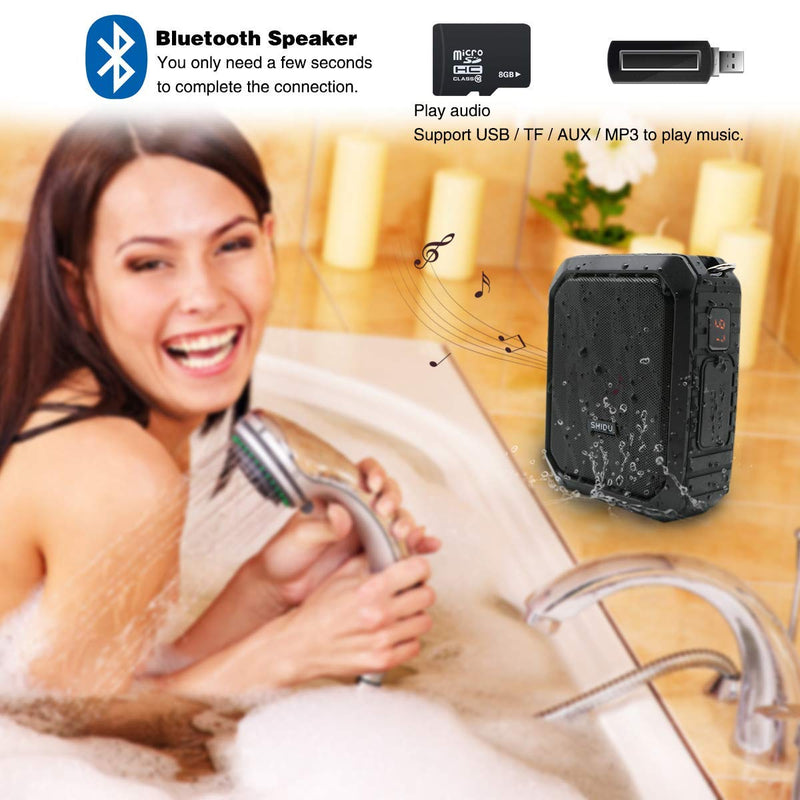  [AUSTRALIA] - Voice Amplifier Headset Microphone, 18W Portable Microphone with Waterproof Speaker, 4400mah Rechargeable Portable Voice Amp for Teachers, Classroom, Singing, Presentation etc Black