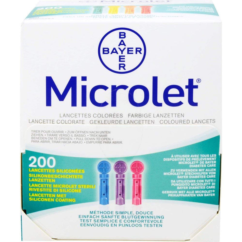  [AUSTRALIA] - Microlet lancets colored