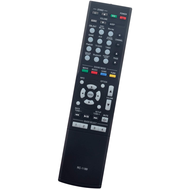 RC1189 RC-1189 Replacement Remote Control for Denon Audio/Video AV Receiver AVR-S710W AVR-S720W AVR-X1100W AVRX1200W AVRS700W AVRS710W AVRS720W AVRX1100W AVR-X1300W AVR-X1200W AVR-S700W 30701016700AD - LeoForward Australia