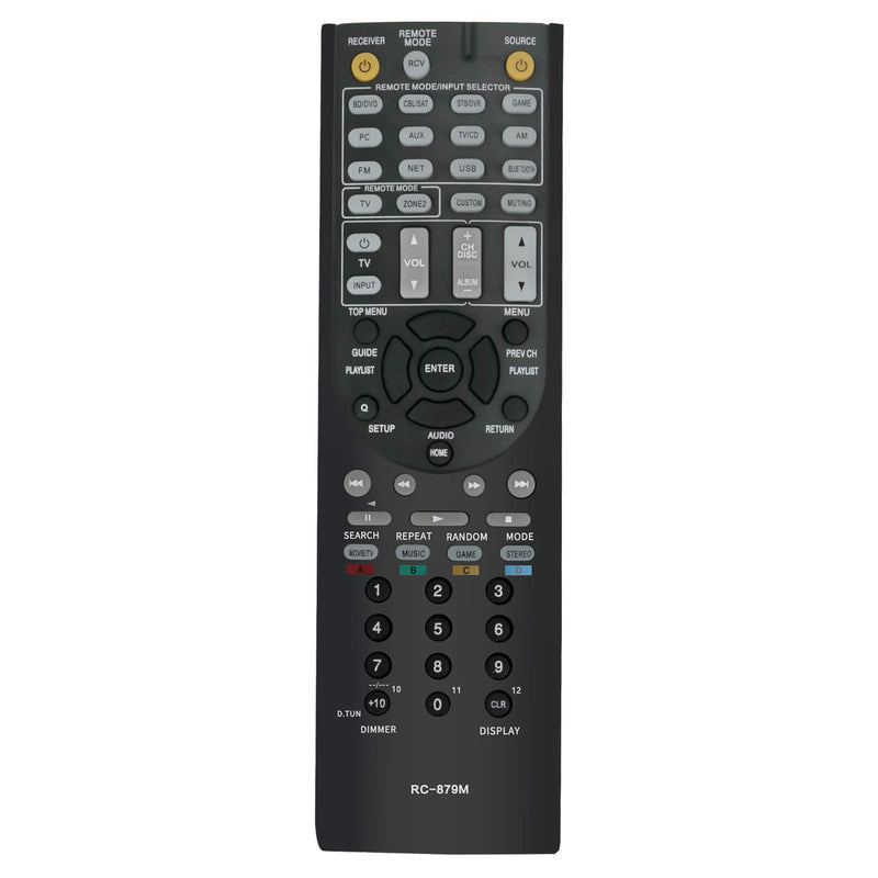 RC-879M Replaced Remote fit for Onkyo AV Receiver TX-SR333 Ht-r393 TX-NR535 TXNR535 TXSR333 HTR393 HT-S3700 HTS3700 - LeoForward Australia