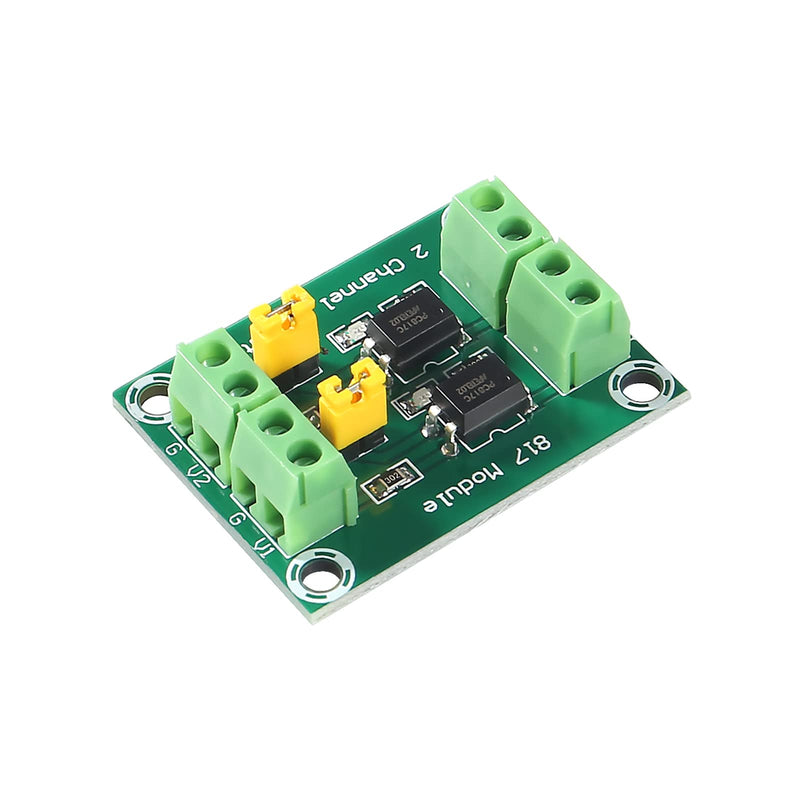  [AUSTRALIA] - Alinan 8pcs 2CH Optocoupler PC817 2 Channel Isolation Board Voltage Converter Adapter Module 3.6-30V Driver Photoelectric Isolated Module 8