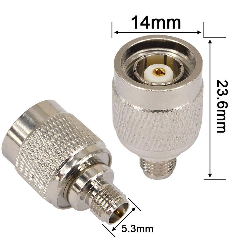 YOTENKO RP SMA Female to RP TNC Male RF Coax Coaxial Connector Adapter for WRT54 Linksys WiFi Router Extender Pack of 2 - LeoForward Australia
