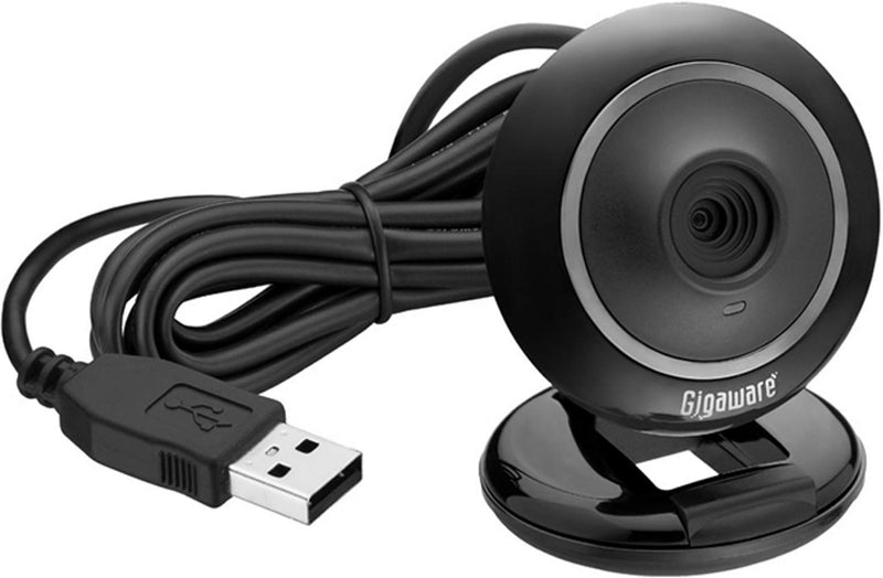  [AUSTRALIA] - Gigaware 1.3MP Webcam with Microphone (Grey)