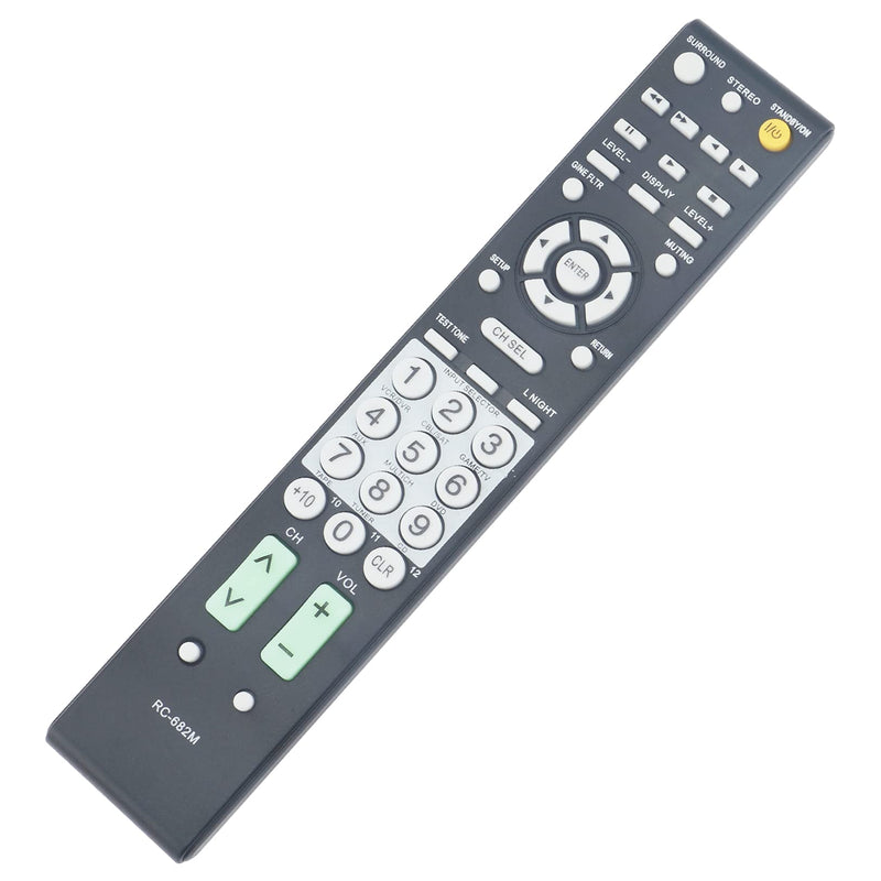 RC-682M Replacement Remote Control fit for Onkyo AV Receiver TX-SA605 TX-SR605 TX-SR605B TX-SA8560 Tx-sa8560 Tx-sr605 Tx-sr605b Sr605s - av Receiver Txsr605s - LeoForward Australia