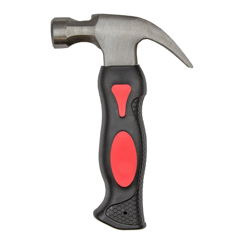  [AUSTRALIA] - KING 8 oz. Stubby Claw Hammer w/Fiberglass Handle and Magnetic Nail Holder 0094-0, Small Mini and Portable Hand Tool