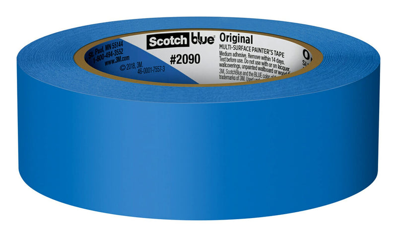  [AUSTRALIA] - Scotch 2090-36CC2 ScotchBlue Original Painters Tape, 1.41" Width, Blue, 2 1 2 rolls