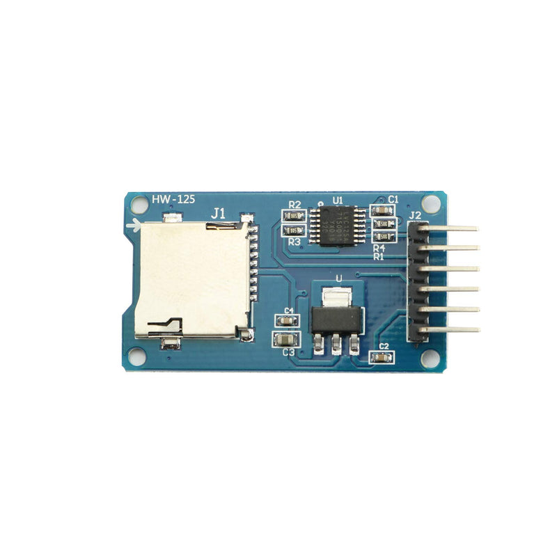 Maxmoral 2PCS Micro SD Storage Board Memory Shield Expansion Module 6 Pin SPI Interface Mini TF Card Adapter Reader - LeoForward Australia