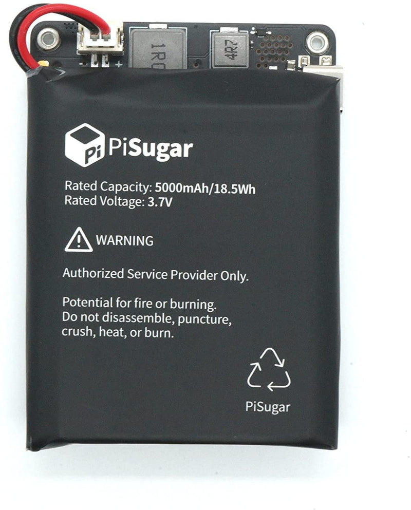  [AUSTRALIA] - Pisugar S Pro Portable 5000 mAh UPS Lithium Battery Power Module Power Supply for Every Raspberry Pi 3B/3B+/4B Model Accessories handhold