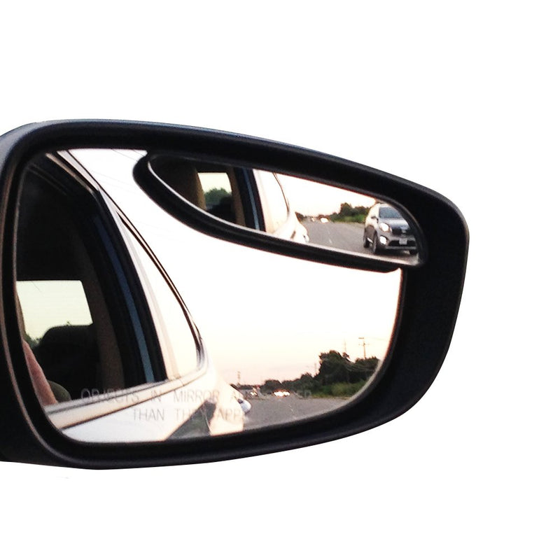  [AUSTRALIA] - Blind Spot Mirrors. long design Car Mirror for blind side by Utopicar for traffic safety. Door mirrors for great rear view! [stick-on] (2 pack)