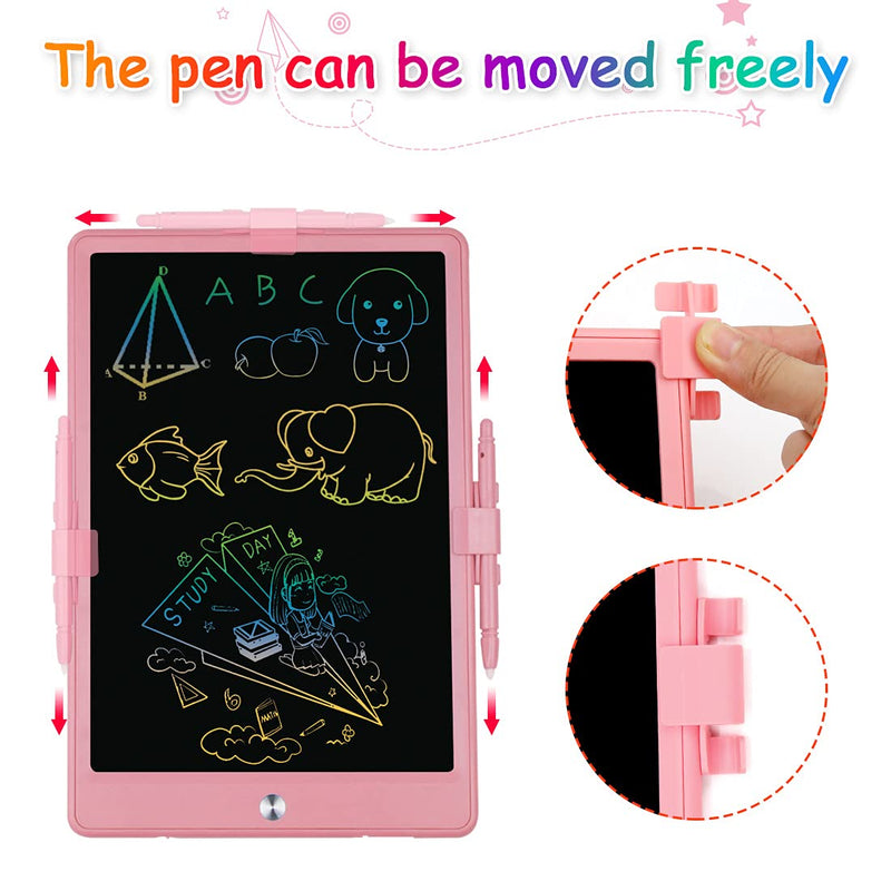  [AUSTRALIA] - 11 Inch LCD Writing Tablet, Colorful Drawing Doodle Board for Kids Toddler Drawing Pad Writing Board, Christmas Birthday Gifts for Boys Girls Age 3-7 Pink