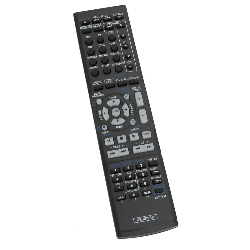 AIDITIYMI AXD7534 Remote Control Replace for Pioneer AV Receiver VSX-519V-K VSX-519V-S VSX-519V - LeoForward Australia