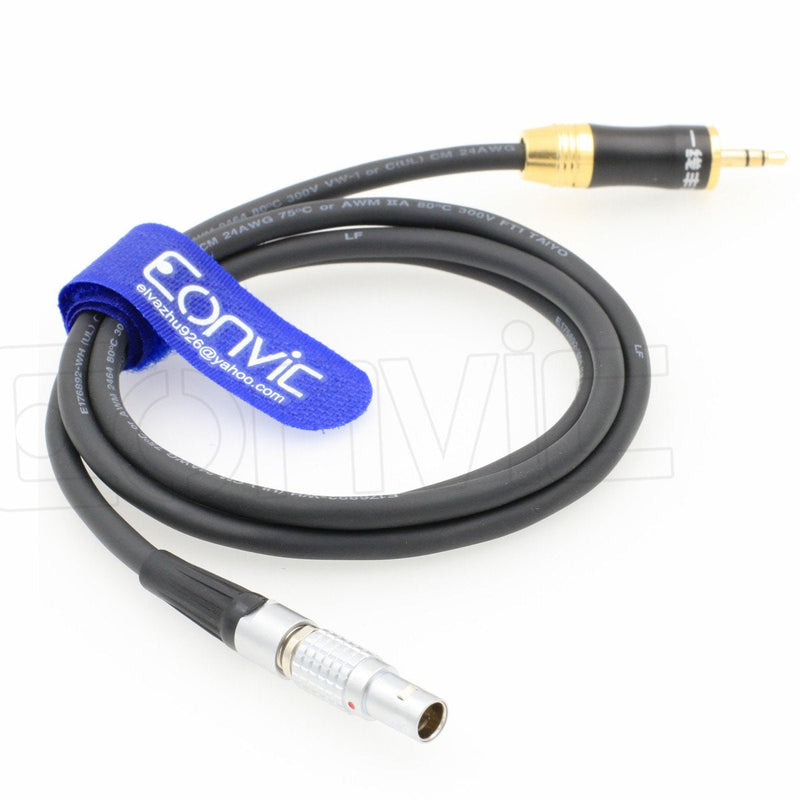  [AUSTRALIA] - Eonvic Audio Time Code Cable for Sound Devices ARRI Alexa Camera 3.5mm to 5pin Male Connector