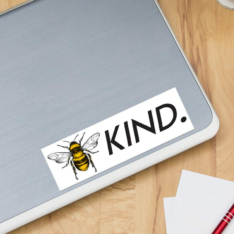  [AUSTRALIA] - IT'S A SKIN Bee Kind | Vinyl Sticker Decal for Laptop Tumbler Car Notebook Window or Wall | Funny Novelty Decal