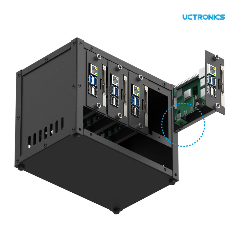  [AUSTRALIA] - UCTRONICS Fan Adapter Board for Raspberry Pi Upgraded Complete Enclosure and Raspberry Pi Cluster Case, Compatible with Raspberry Pi 3/3B+/4B, Output 5V Power