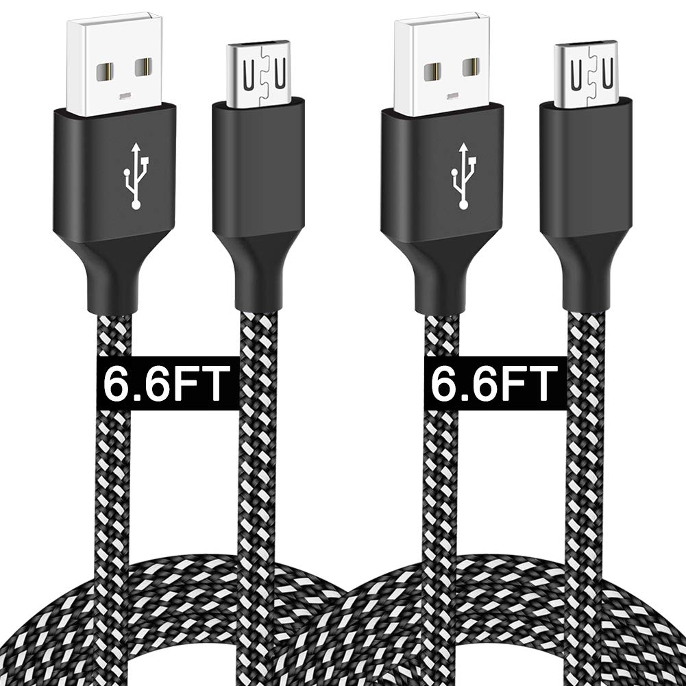  [AUSTRALIA] - Micro USB Cable for Fire Tablet HD 7 8 10 4th 5th 6th 7th Generation,E-Readers,TV Stick Power Cord Samsung Galaxy Braided Android Phone Charger Fast Charging Cable Mini PC Intel Computer Stick 6 FT