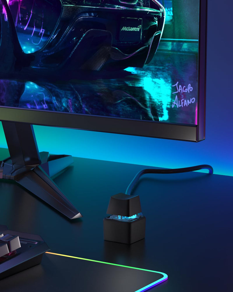  [AUSTRALIA] - Oddtone Desktop Computer Power Switch Power Supply Control Adapter Cable 65 inch External PC Power Button ATX Desktop Computer Case Motherboard Switch On Off Power SW Cables