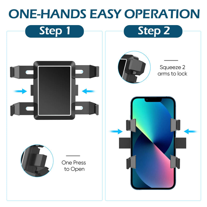  [AUSTRALIA] - Car Phone Holder Mount,2022 Upgrade Cell Phone Holder for Car,Hands Free Phone Holder Car,Universal Phone Holder for Car Dashboard Windshield Air Vent Car Mount Compatible with All Mobile Phones