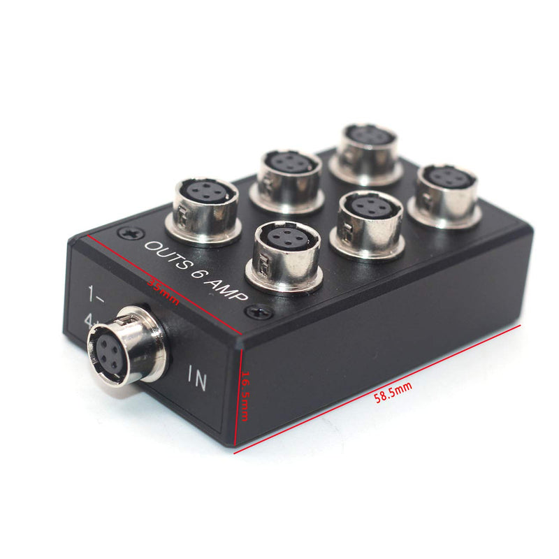  [AUSTRALIA] - SZJELEN Hirose 4 pin Power Outs 6 AMP for Sound Devices 688 633 Zoom F8 F4 Camera Power