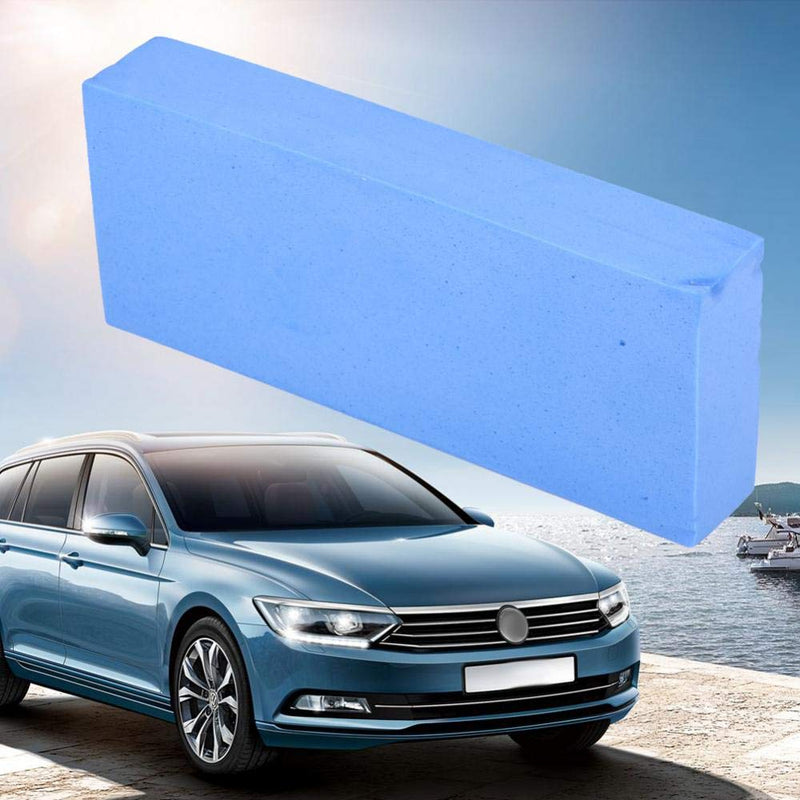  [AUSTRALIA] - Car Washing Sponge, 3Pcs Car Multifunctional PVA Super Absorbent Cleaning Sponge Block Washing Tools (Blue) Blue