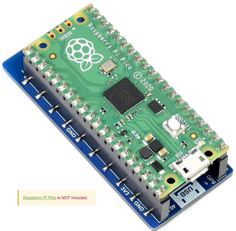  [AUSTRALIA] - waveshare ESP8266 WiFi Module for Raspberry Pi Pico, WiFi Expansion Module Controlled via UART at Command, Support TCP/UDP Protocol,STA, AP, and STA+AP Three WiFi Operating Modes