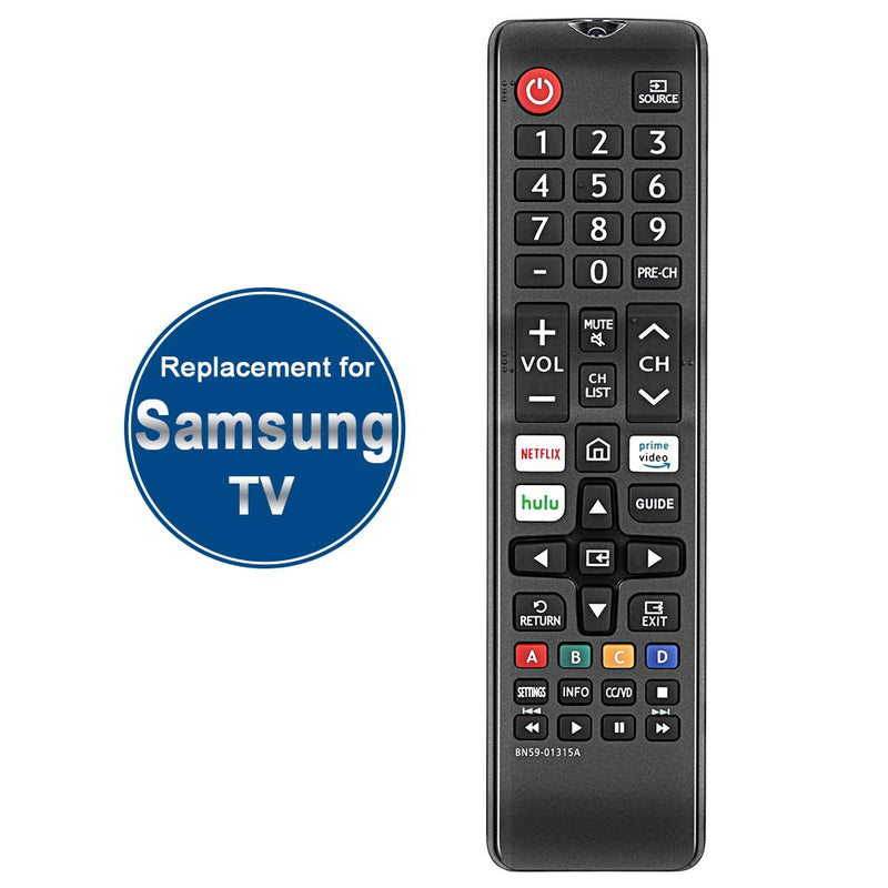  [AUSTRALIA] - Gvirtue BN59-01315A BN59-01315D Replacement for Samsung Remote Control and Smart 4K Ultra UHD Curved Series 8/7/ 6 TV HDTV LED, UN 32/40/ 43/50/ 55/58/ 65/75 inch N/NU/RU Series 5300 6900 710D