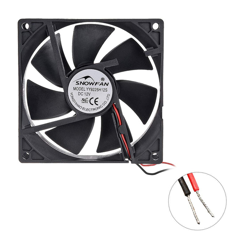  [AUSTRALIA] - uxcell SNOWFAN Authorized 92mm x 92mm x 25mm 12V Brushless DC Cooling Fan #0408