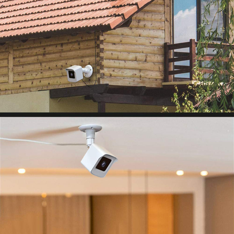  [AUSTRALIA] - PEF Mount for All-New Wyze Cam V3 ONLY, Weatherproof Protective Cover and 360 Degree Adjustable Wall Mount Solid Housing for Wyze V3 Outdoor Indoor Smart Home Camera System (White, 1 Pack) White