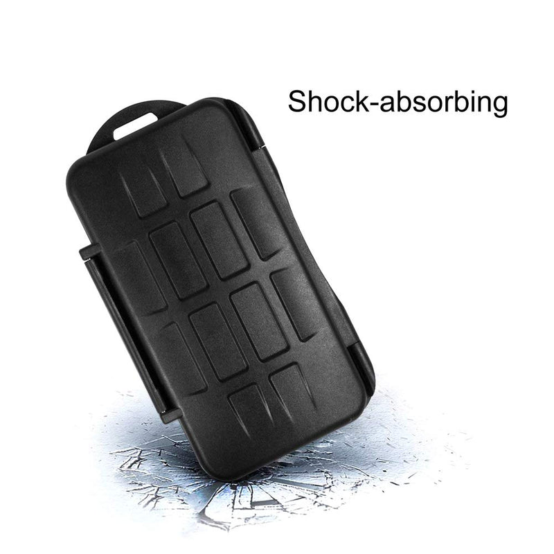 Memory Card Case Holder 24 Slots Water-Resistant Anti-Shock for 12 SD SDHC SDXC Cards and 12 TF Micro SD Cards. - LeoForward Australia